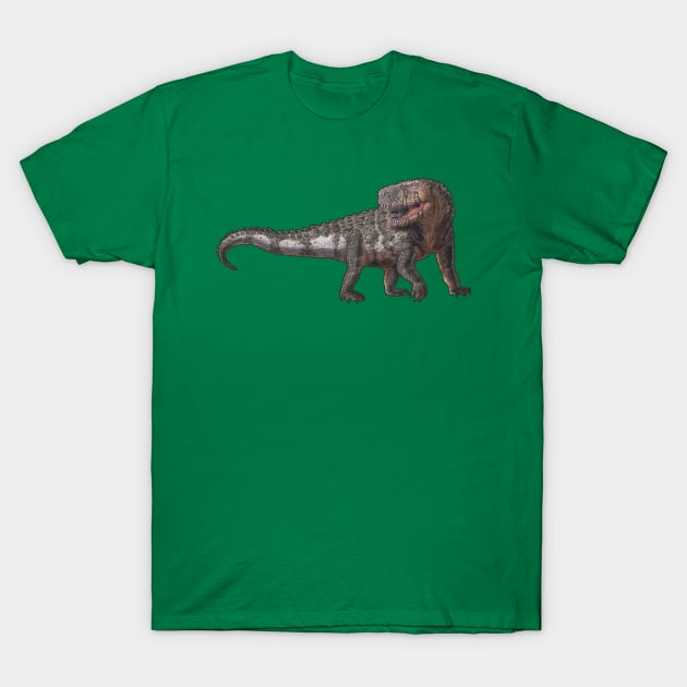 Saurosuchus galilei T-Shirt by CoffeeBlack